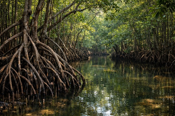 Mangrove Forest at Dawn-1